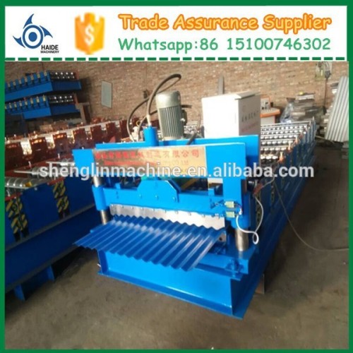 colored steel corrugated roof sheet making machine