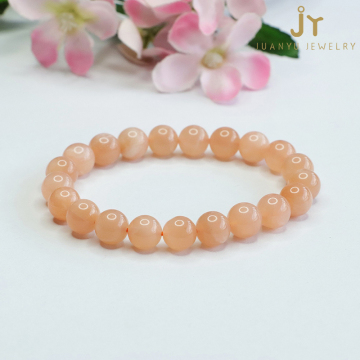 Wholesale Precious Stone, Gemstone, and Crystal Bracelets: Healing Crystal Beads Including Moonstone