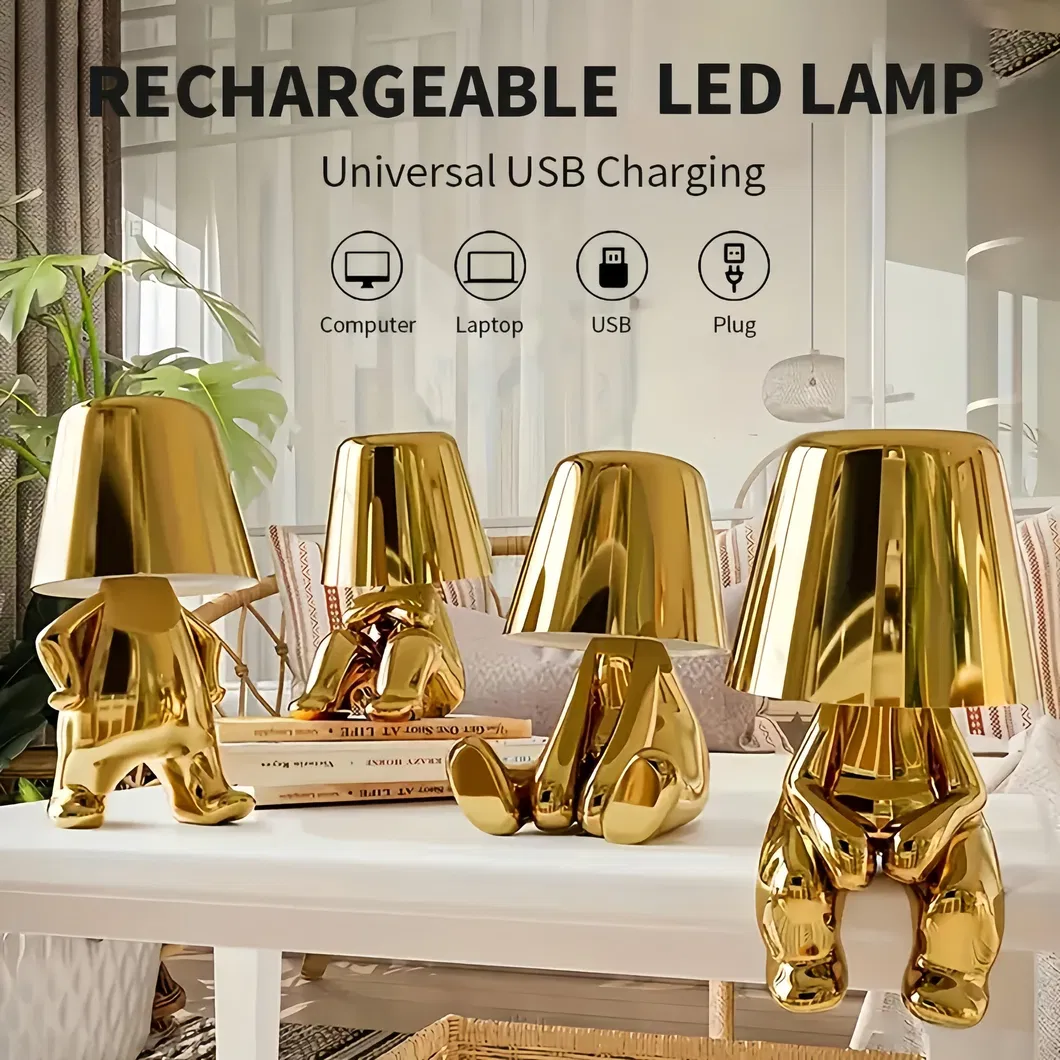 Modern USB Charging Nightlight with Touch Control Features