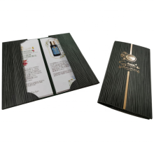 Nice texture gold foil Paper greeting soft card