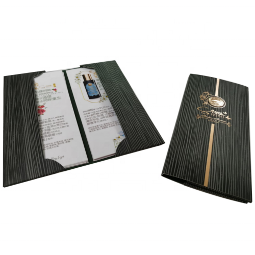 Nice texture gold foil Paper greeting soft card
