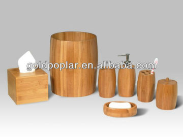 bamboo bathroom tumbler accessories