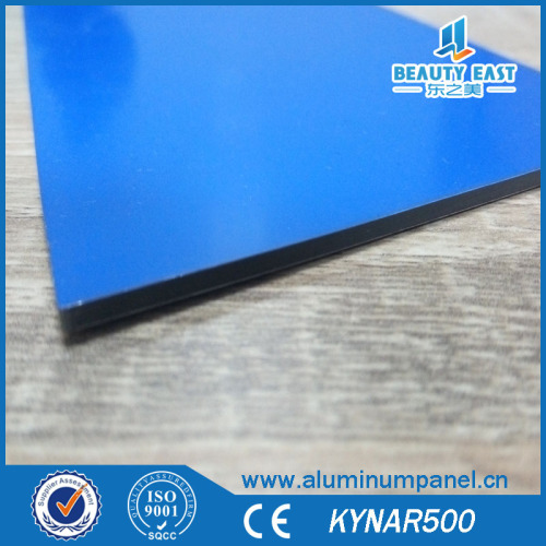 2.1mmx0.06mm Thick Telecom Blue Light Box Aluminum Composite Panel