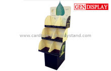 100% Recycle Magazine Display Racks , Paper Sturdy Portable Display Stands