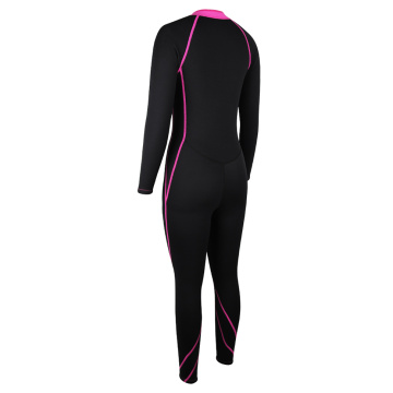 Mera di immersione con immersione in neoprene in neoprene da donna con zip da mare