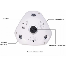 Caméra de sécurité à domicile WiFi panoramique 3MP 360