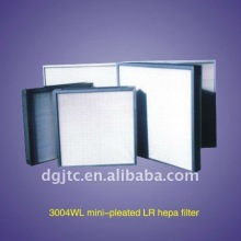 Mini-pleated HEPA Air micron filter