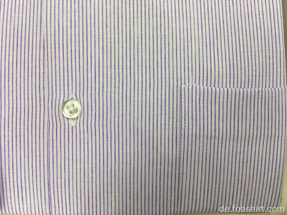 Baumwollstreifen Business Shirt