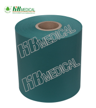 Three layer nonwoven coated PE polythelen film