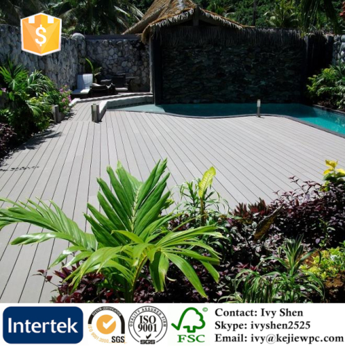 rubber wood floor decking wpc outdoor flooring wood plastic composite decking