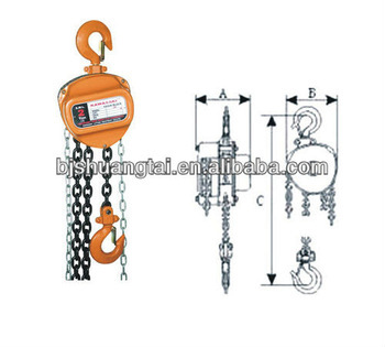 1 ton hand chain blocks/manual chain hoist/hand chain hoist/manual chain blocks manufacturer