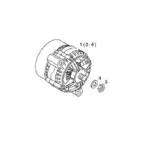 Cargador de ruedas LG956L Piezas 4110001007015 Alternador