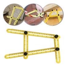 Multi-Function ABS Plastic Ruler - Multi-Angle Measurement Tool