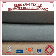 100% Polyester Sponge Flame Composite Bronzed Suede Fabric Textiles Upholstery