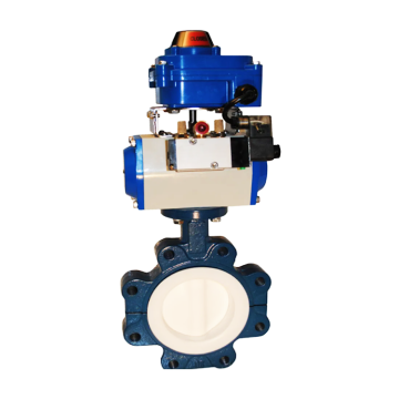 Pneumatic Soft Sealing Titanium Forged Butterfly Valve