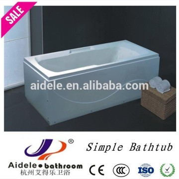 Simple bathtub acrylic free standing bath tub