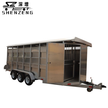5 Ton 3 Axles Livestock Trailer Utility Trailer