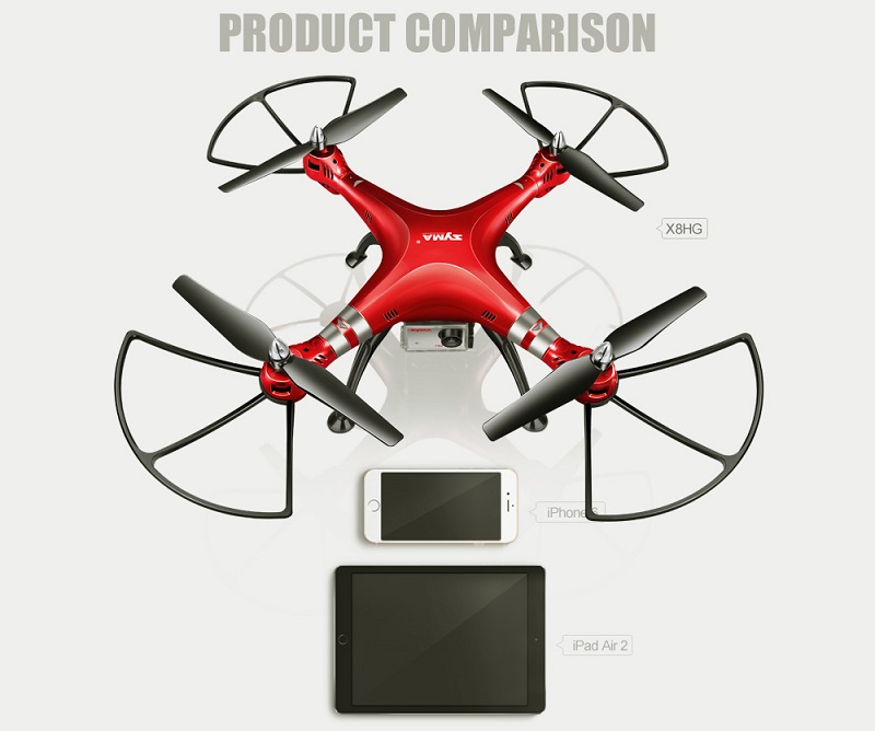 SYMA Professional Drone X8HG X8HW X8HC 2.4G 4CH RC Helicopter Drones 1080P 8MP HD Camera Quadcopter (SYMA X8C/X8W/ X8G Upgrade)