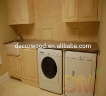 High quality solid wood maple laundry room cabinets