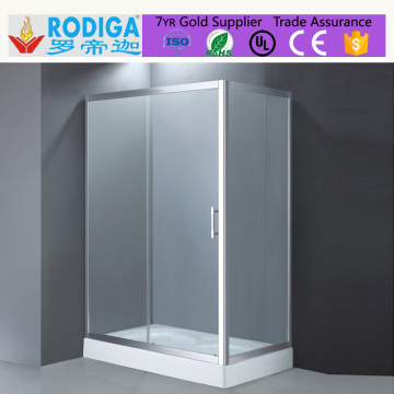 6mm tempered glass shower room/ tempered glass shower enclosure