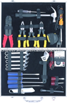 24pc aluminium tool box tool sets