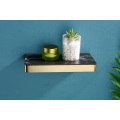 Modern Shelf With Black Slab Stone