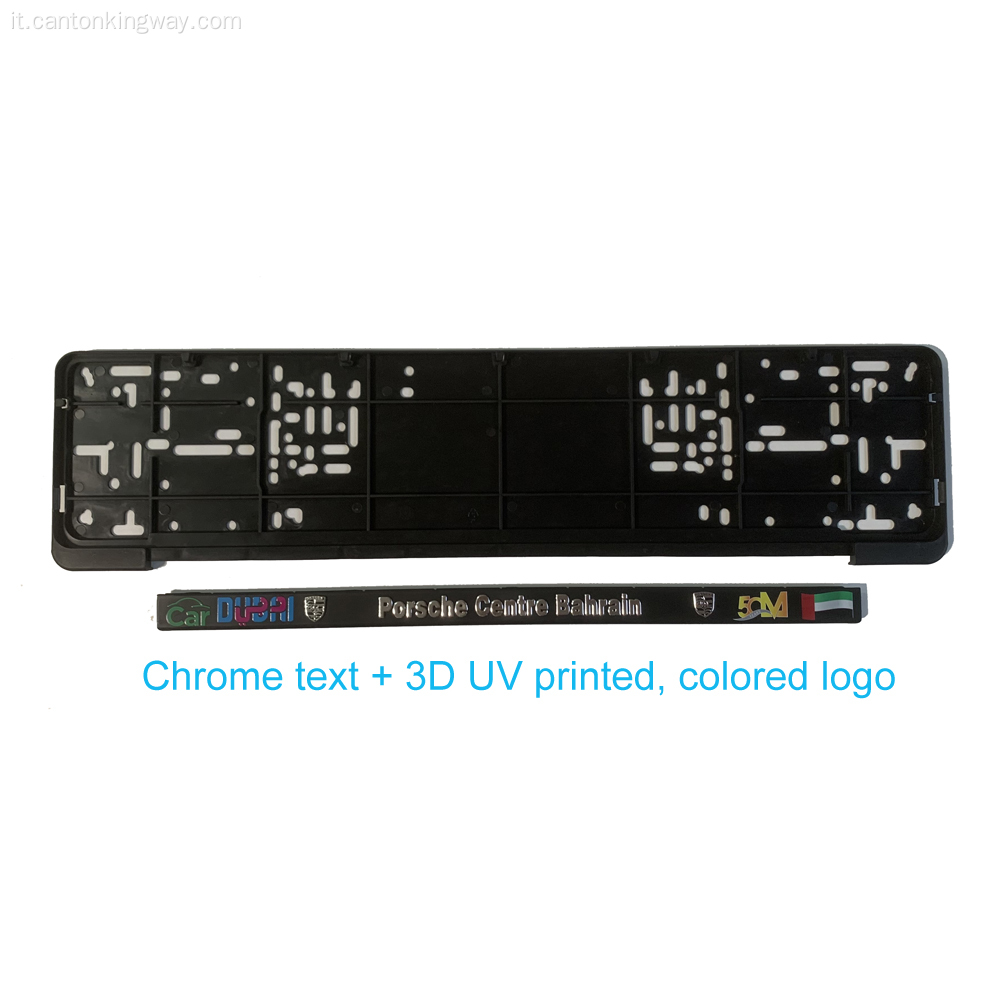 PP PS Plastic Numero Plate Frame