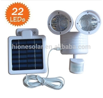 22 LED motion solar sensor security light