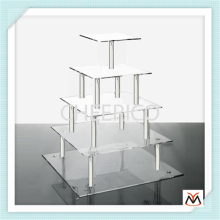 square acrylic cake stand,acrylic display stand,acrylic cake display
