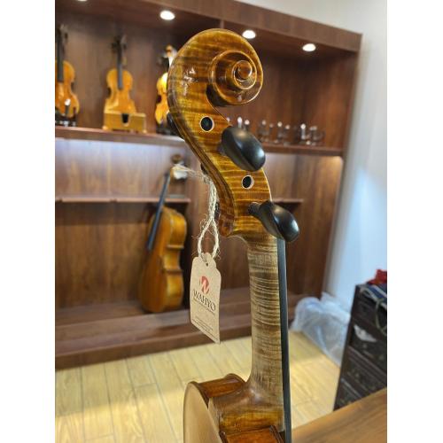 Flame Maple 4/4 Advanced Violin Handmade Oil Lack Violin