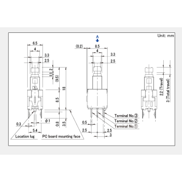 Spph4 series push switch