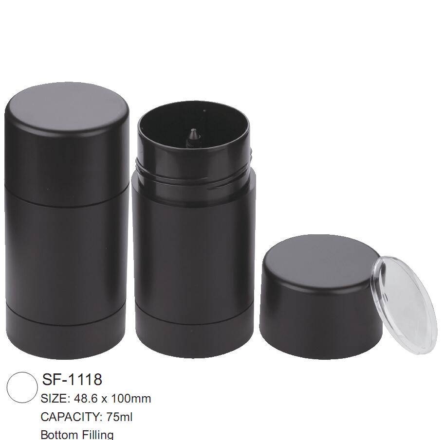 Round Plastic Foundation Stick Case Container Packaging