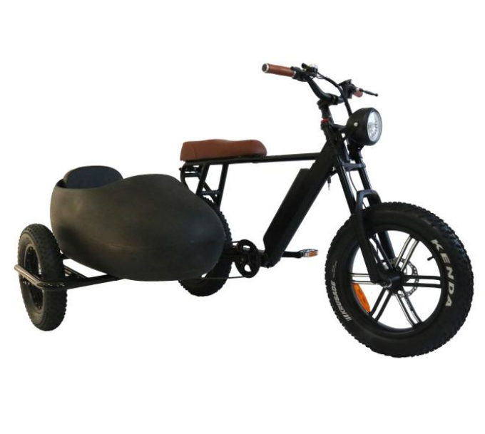 electric tricycle with side bucket