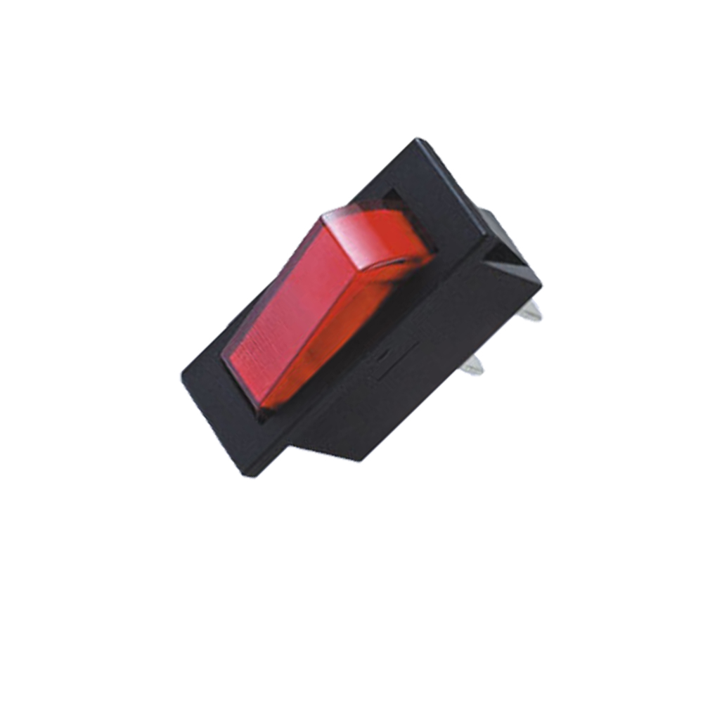 Nag-iilaw ng Standard lug Automotive Rocker Switch