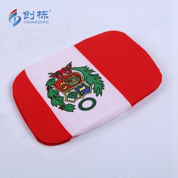 Digital print custom logo flag car mirror cover