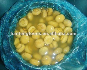 brined mushroom in drum