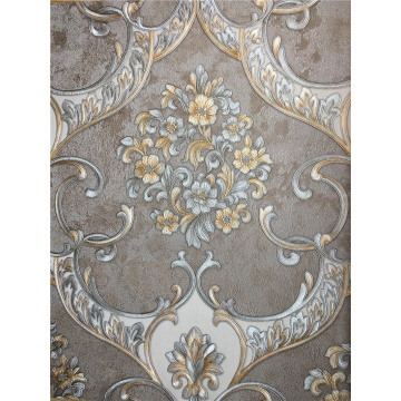 European Style Luxury Damask PVC wallpaper For Home