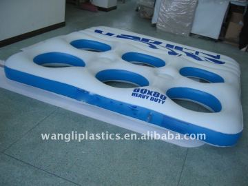 water ski cheese raft