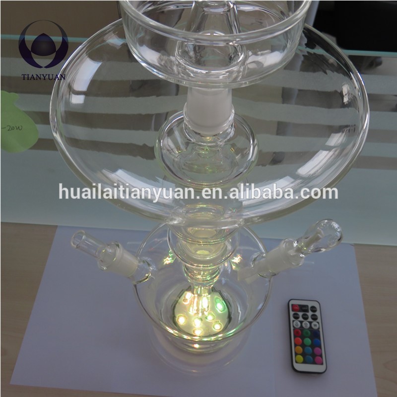 2020 china most popular handmade fancy borosilicate hookah accessories pot glass shisha