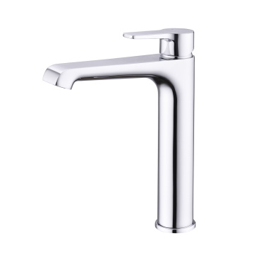 Chrome High Rise Basin Mixer