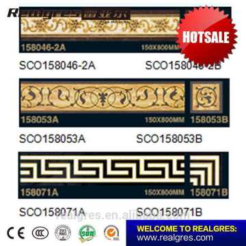 New professional ceramic flat border tile