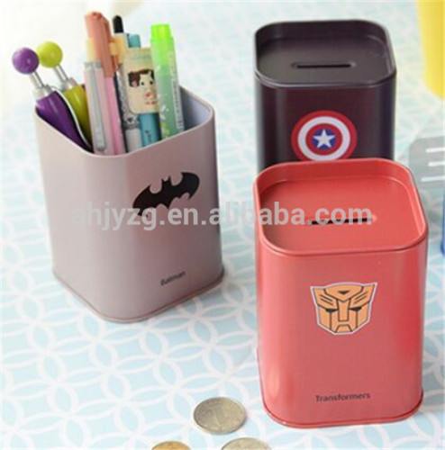 colorful metal pencil holder for christmas gift