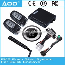Original remote start push start car alarm security system for Buick Enclave