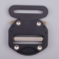 45mm Heavy Duty 300KG Aluminum Adjustable Black Electrophoresis Cobra Belt Buckle