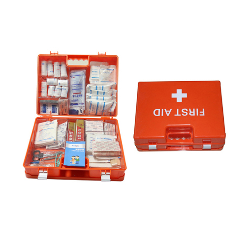 empty small travel kit first aid box
