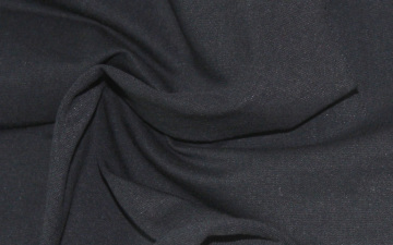 black jersey knit fabric