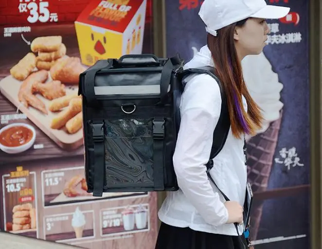 30L/ 40L/ 44L/62L Waterproof Take-out Cooler Box Anti-Theft Delivery Box