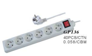 6WAY SOCKET POWER OUTLET