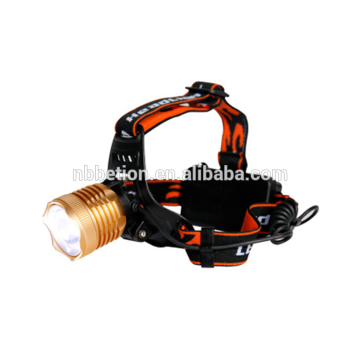 led headlamp 2x18650 rechargeable li-ion battery ultrabright XML-T6 LED headlamp