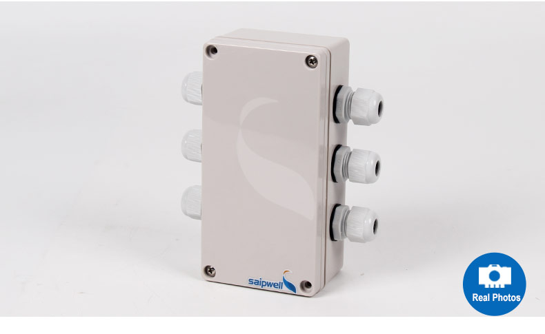 SAIP/SAIPWELL 80*160*55 IP66 ABS Enclosures waterproof junction box with cable gland